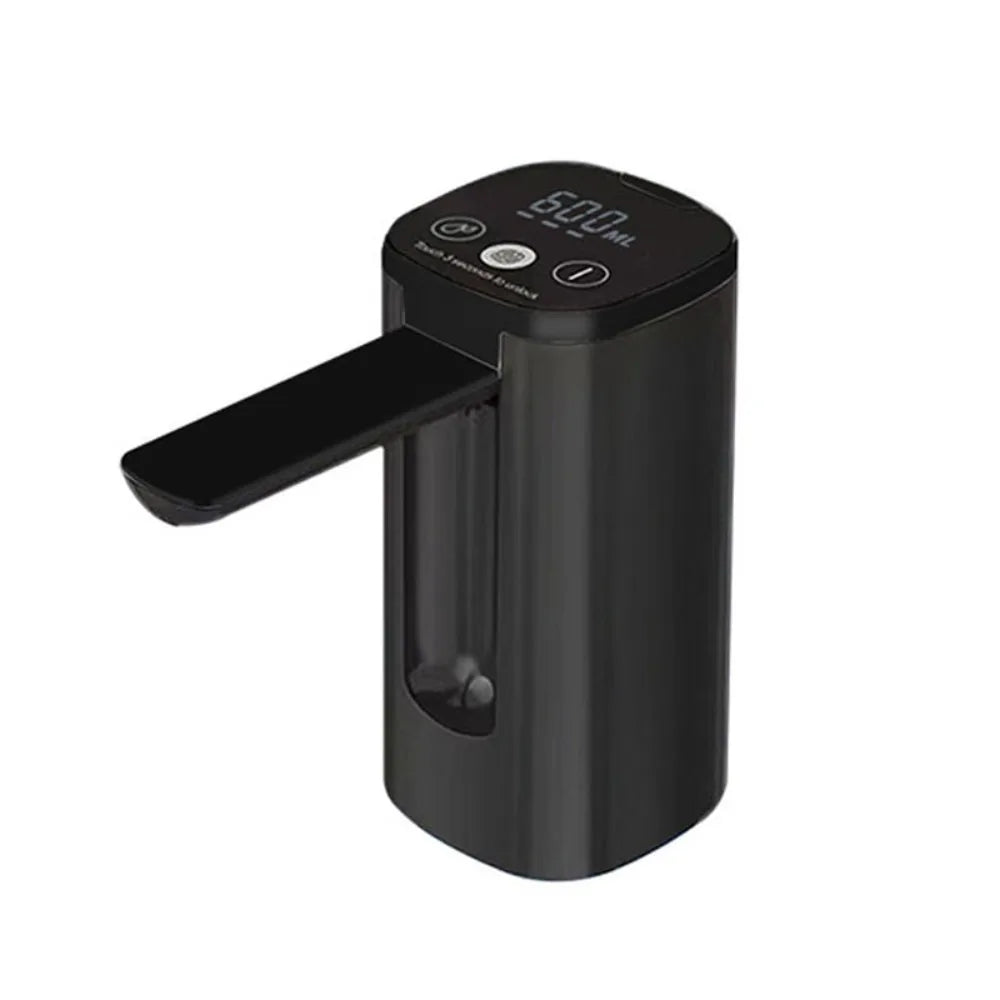 LED Display Water Bottle Pump Foldable Electric Quantitative Wine Dispenser Intelligent Automatic Water Dispenser Drinking