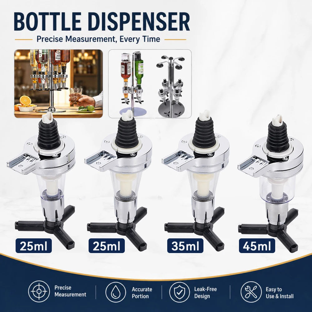 25/30/45ml Bottle Drink Dispenser Wall Mounted Wine Alcohol Liquor Cocktail Beer Dispenser Party Bar Home Pourer Wine Divider