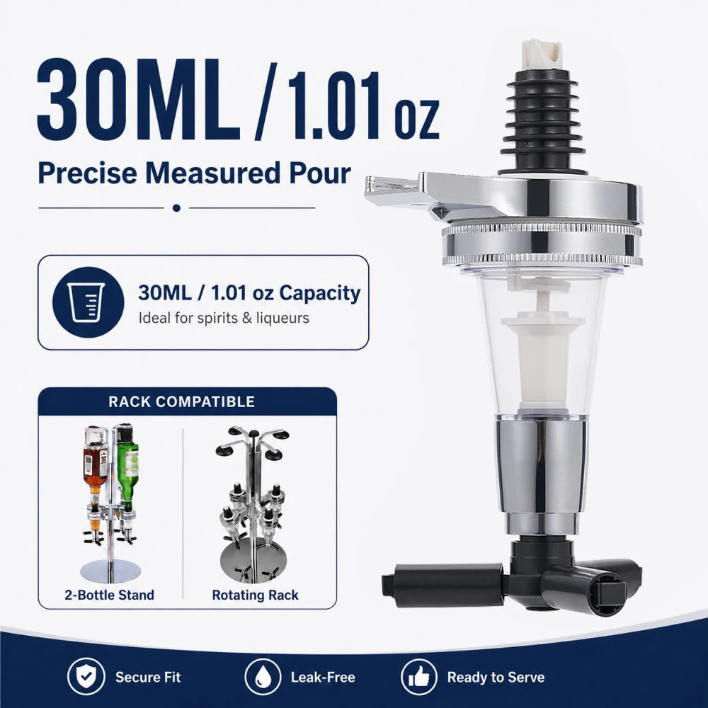 25/30/45ml Bottle Drink Dispenser Wall Mounted Wine Alcohol Liquor Cocktail Beer Dispenser Party Bar Home Pourer Wine Divider