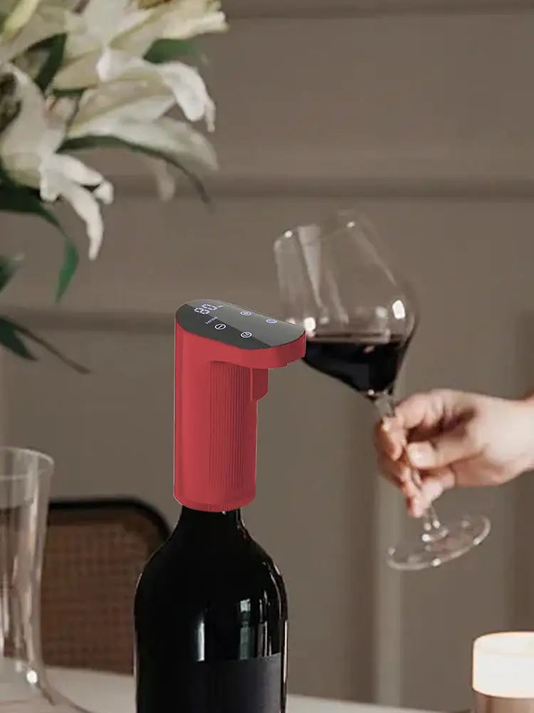 Electric Wine Decanter  Portable Mini Automatic Wine Decanter USB Rechargeable Wine Dispenser Wine Pump Wine Accessories