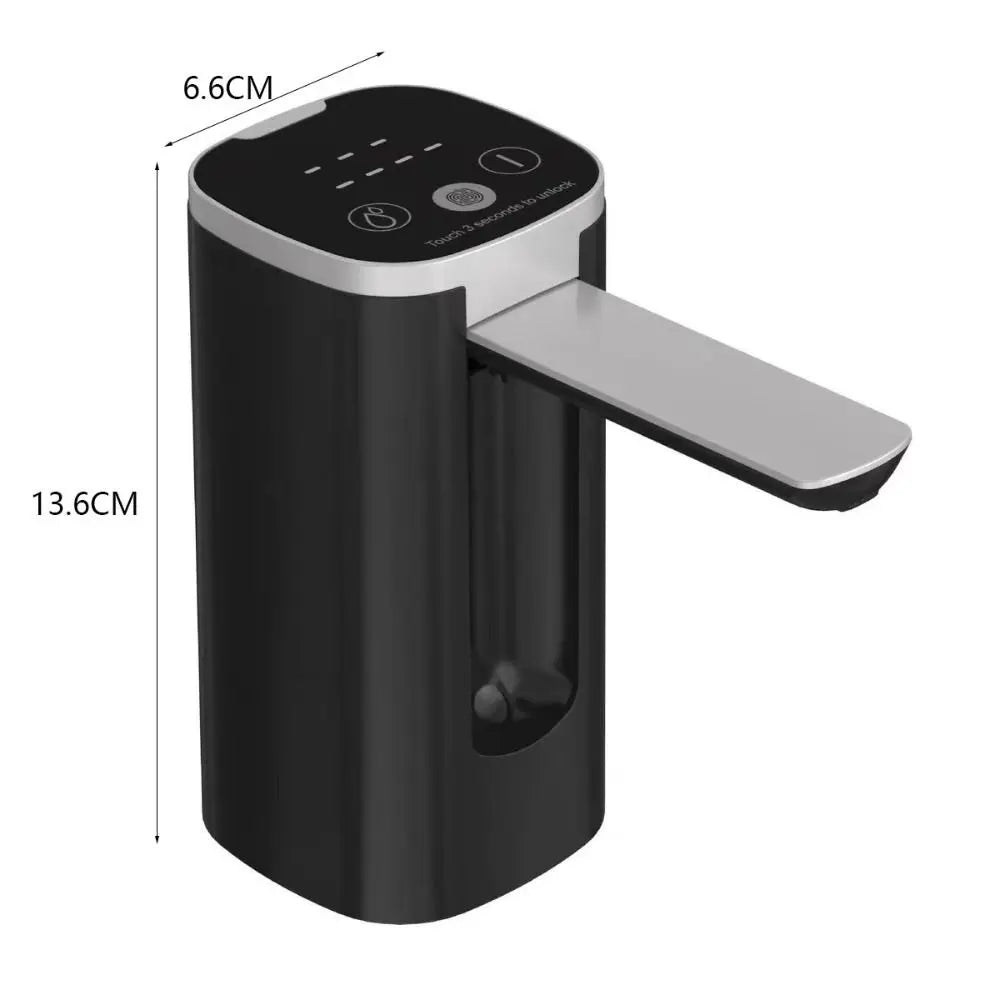 LED Display Water Bottle Pump Foldable Electric Quantitative Wine Dispenser Intelligent Automatic Water Dispenser Drinking
