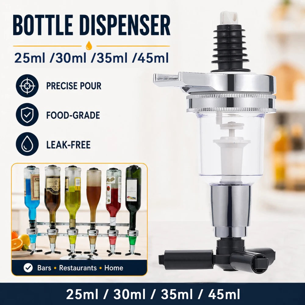 25/30/45ml Bottle Drink Dispenser Wall Mounted Wine Alcohol Liquor Cocktail Beer Dispenser Party Bar Home Pourer Wine Divider