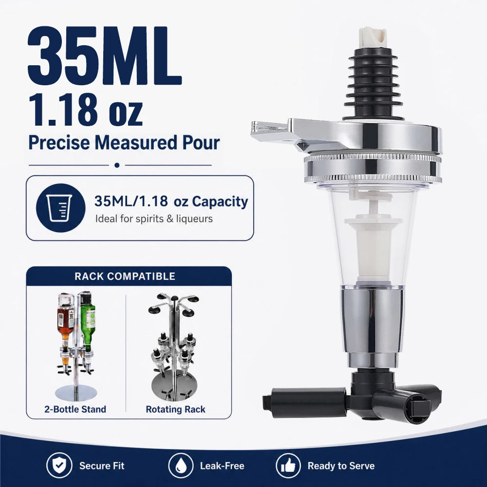 25/30/45ml Bottle Drink Dispenser Wall Mounted Wine Alcohol Liquor Cocktail Beer Dispenser Party Bar Home Pourer Wine Divider