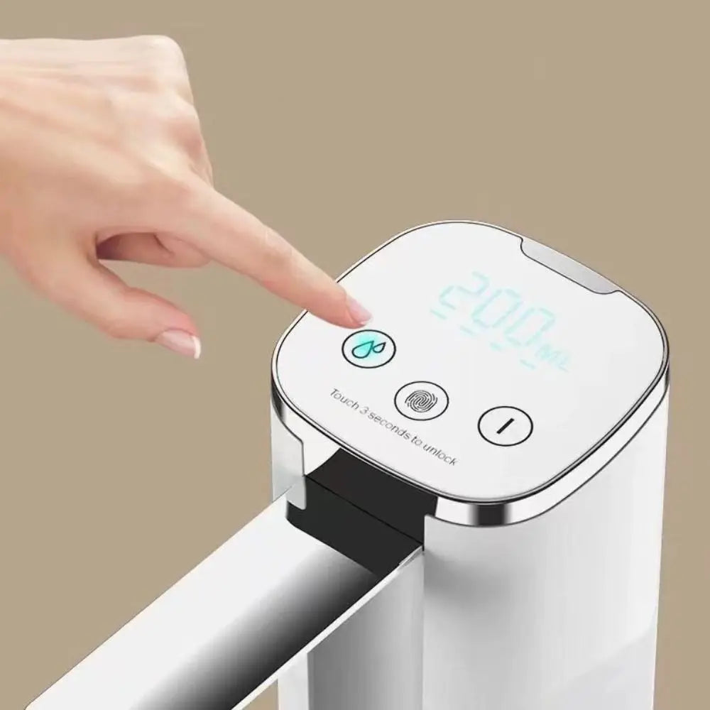 LED Display Water Bottle Pump Foldable Electric Quantitative Wine Dispenser Intelligent Automatic Water Dispenser Drinking